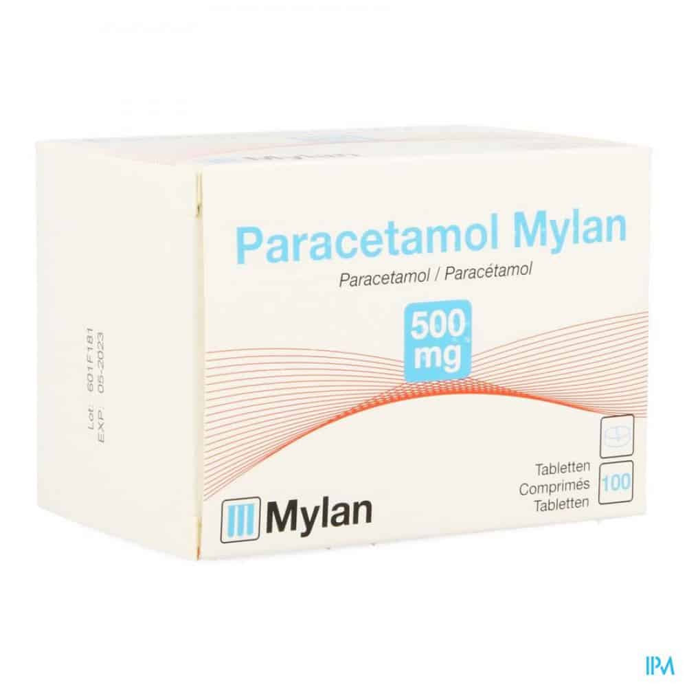 Paracetamol Mylan 500mg