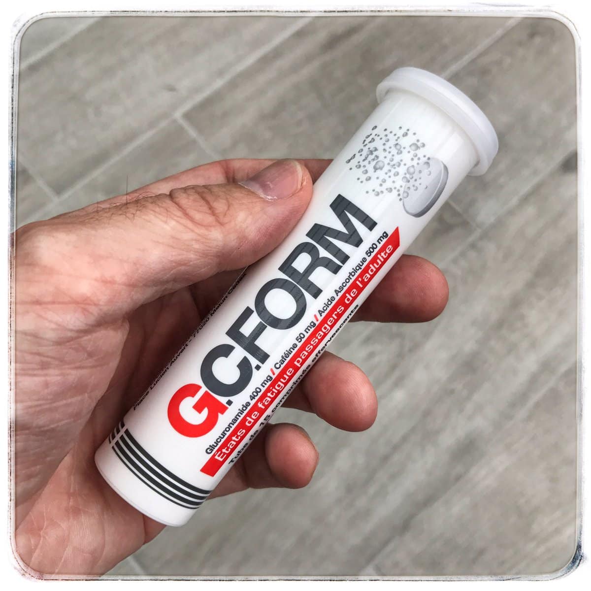 GCFORM, effervescent tablet, box of 2 pill jars of 15