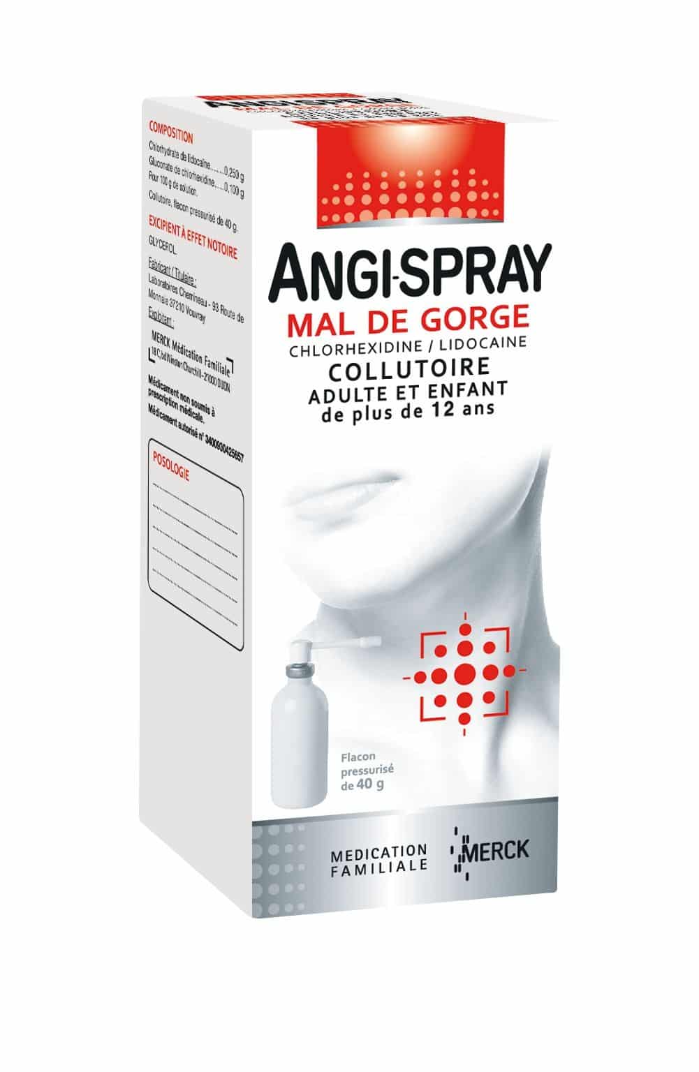 Angispray , mouthwash, 40 ml pressurized bottle