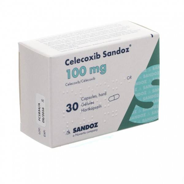 CELECOXIB SANDOZ 100 mg, capsule, box of 30
