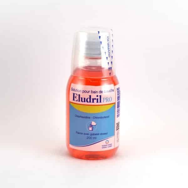ELUDRILPRO, solution for mouthwash, box of 1 bottle (+ cup) of 500 ml